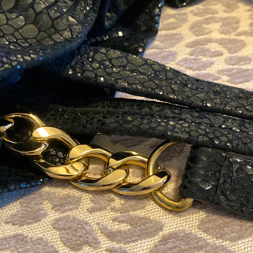 Michael Kors Python Print Drawstring Bag - Picture 7 of 17